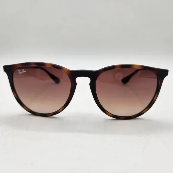 Ray-Ban Sunglasses RB4171 Erika Rubber Havana Brown Gradient Dark Brown Lens - Picture 5 of 16